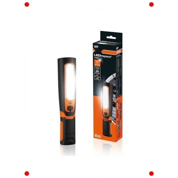 Şarjlı LED Çalışma Lambası - Siyah