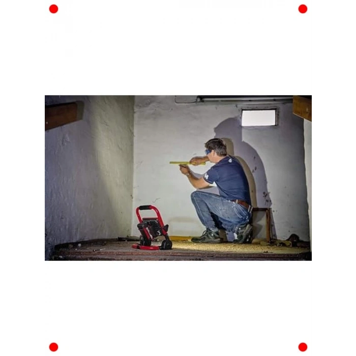 Şarjlı LED Projektör, 360° Dönebilen Başlık