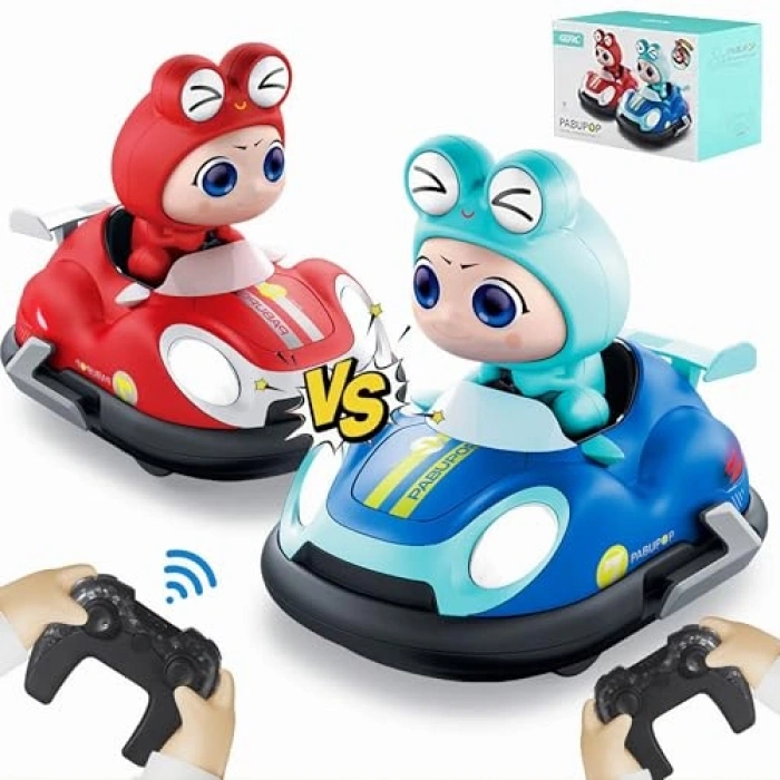 Şarjlı Uzaktan Kumandalı Çarpışan Arabalar, Ses ve Işık Efektli