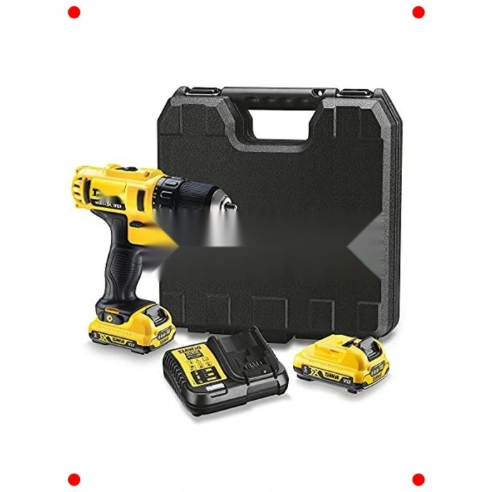 Şarjlı Vidalama Makinesi - Kompakt, Sarı-Siyah