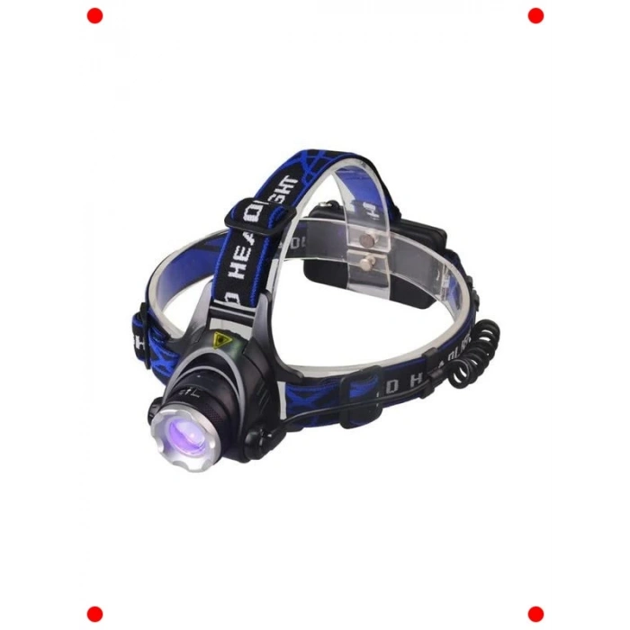 Şarjlı Zoomlu LED Kafa Feneri, Outdoor, 300 Lümen