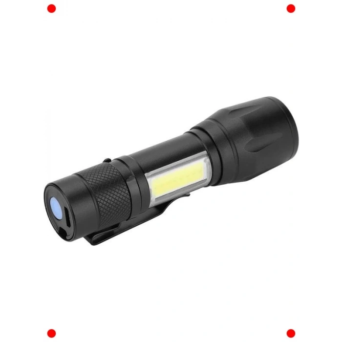 Şarjlı Zoomlu Kompakt LED El Feneri