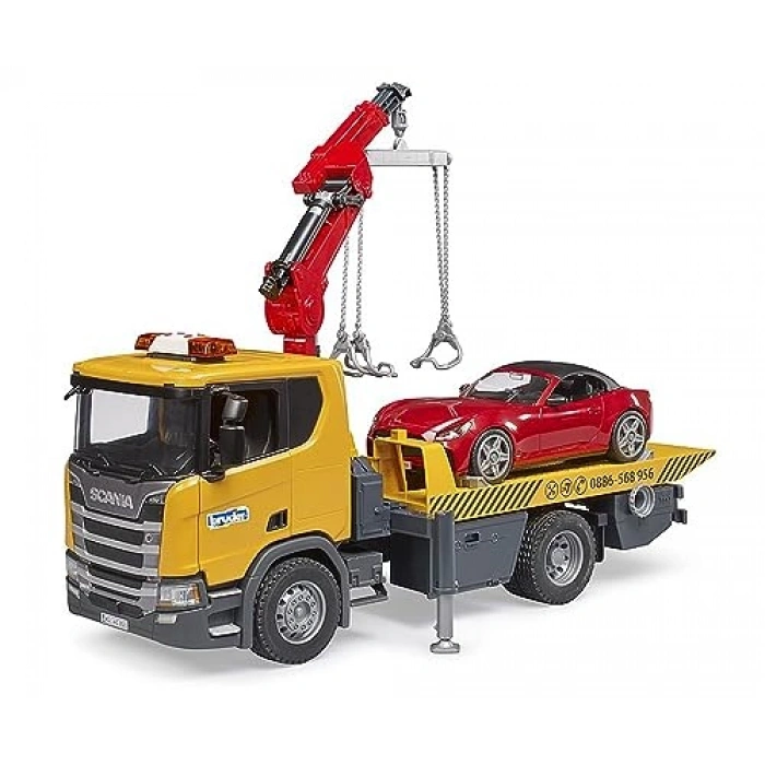 Scania 560R Çekici Ve Roadster Araba