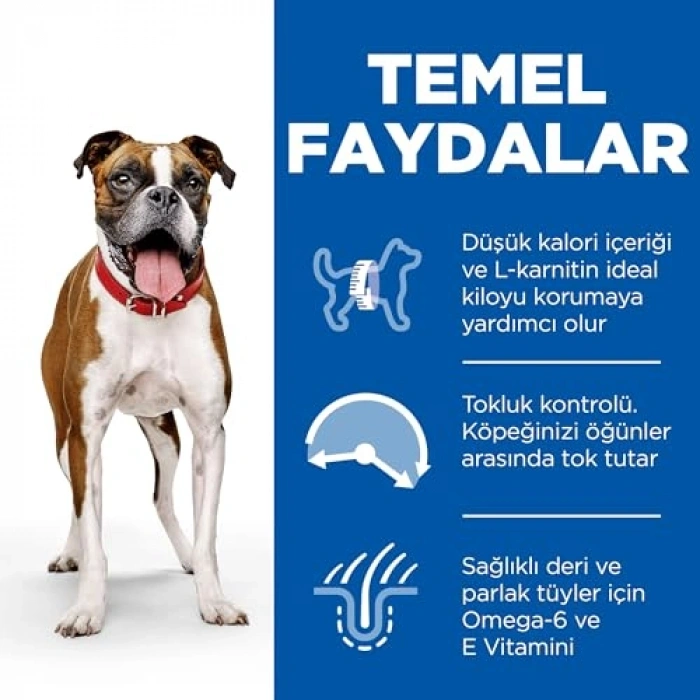 SCIENCE PLAN Light Yetişkin Orta Irk Tavuklu Köpek Maması 14