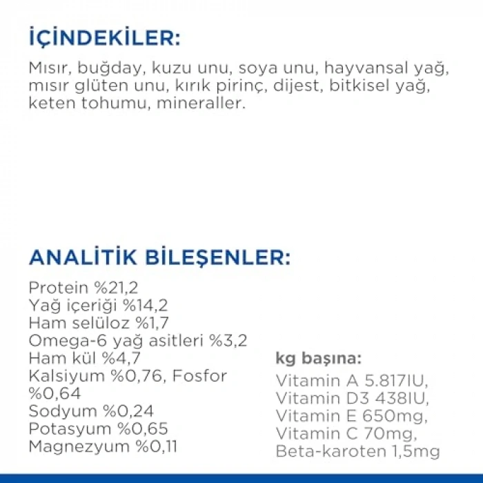 Science Plan Yetişkin Orta Irk Kuzulu ve Pirinçli Köpek Maması 12 + 2