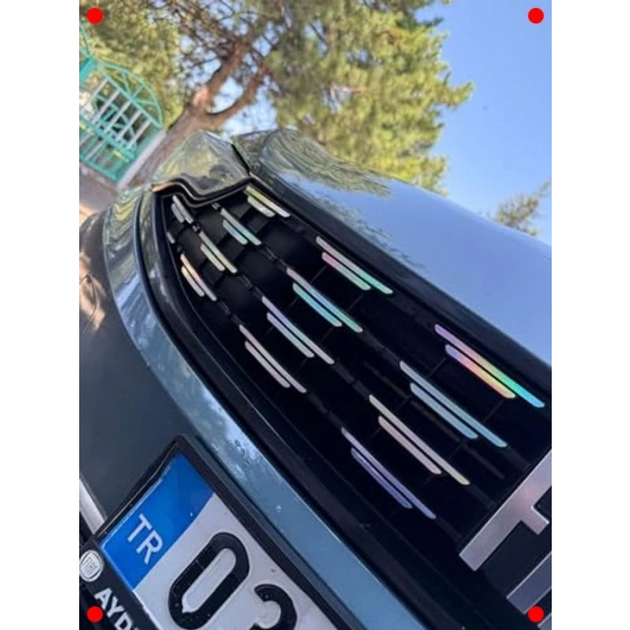 Sedan Panjur Sticker Seti - Hologram Şablonlu