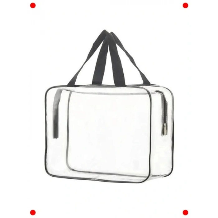 Şeff Su Geçirmez Büyük Boy Makyaj Çantası