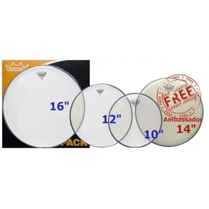 Şeffaf 14 inç Kumlu Deri Seti, 10-12-14 inç