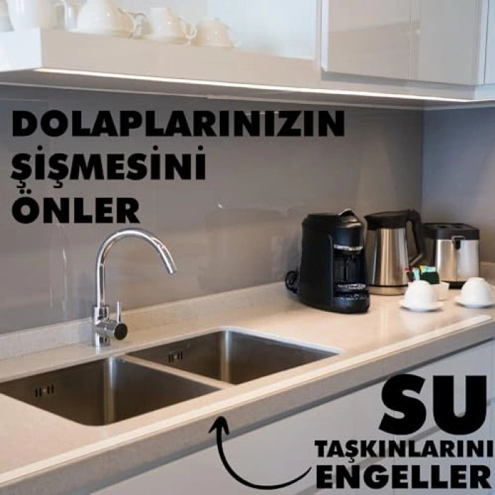 Şeffaf 2 metre uzunluğunda tehlike bariyer bandı