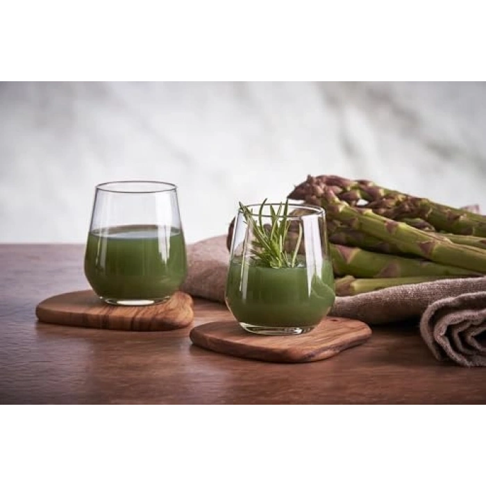 Şeffaf 6lı Kahve Yanı Su Bardağı Seti, Modern Tasarım