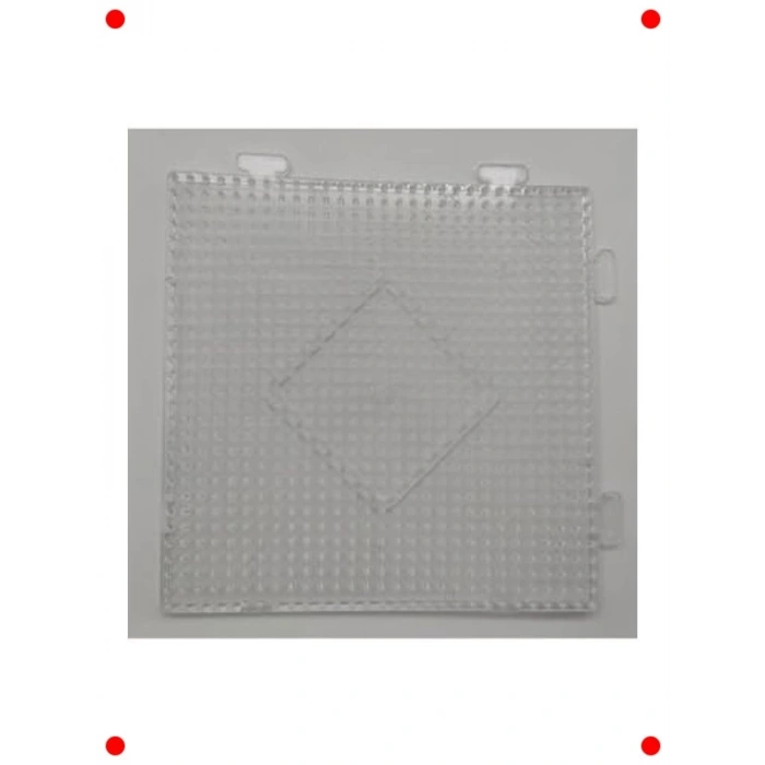 Şeffaf Büyük Kare Boncuk Dizme Tablası