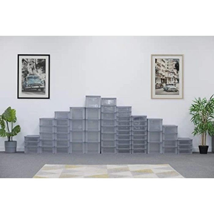 Şeffaf Çekmece Düzenleyici, 4 Çekmeceli, A4 Formatında