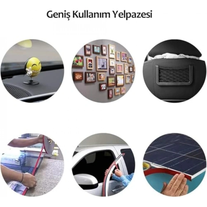 Şeffaf Çift Taraflı Yapışkan Bant, Güçlü ve İz Bırakmaz Özellikte