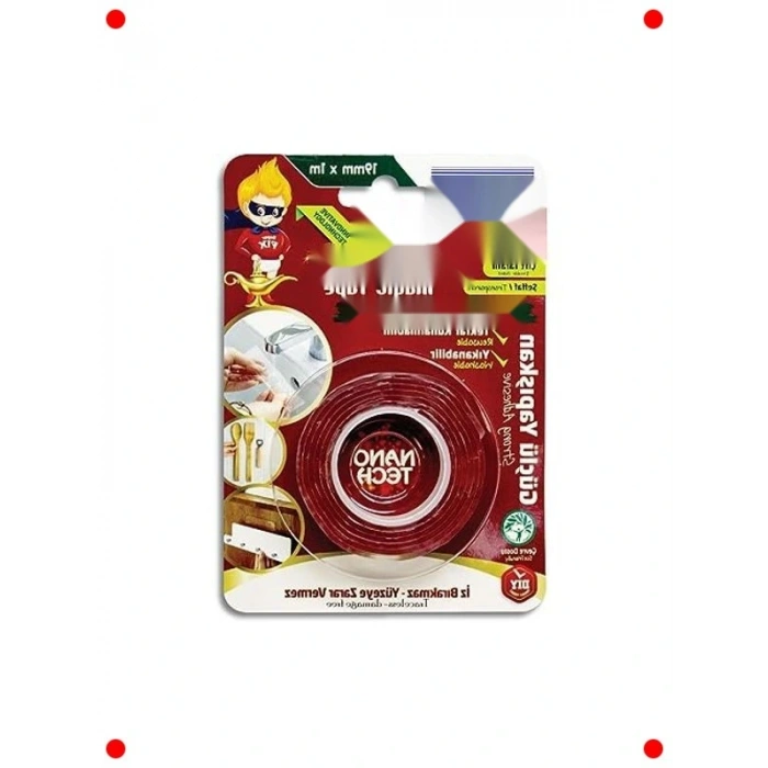 Şeffaf Çok Amaçlı Yeniden Kullanılabilir Nano Bant