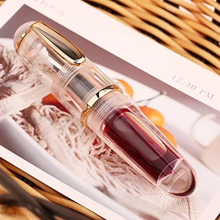 Şeffaf Damlalık Dolma Kalem - Kapasiteli Tasarım