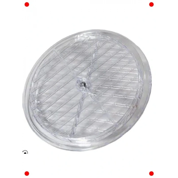 Şeffaf Doğalz Havalandırma Cam Menfezi, 18cm