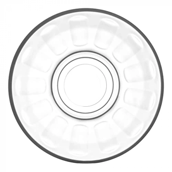 Şeffaf Klasik 6lı Çay Tabağı Seti, Klasik Tasarım