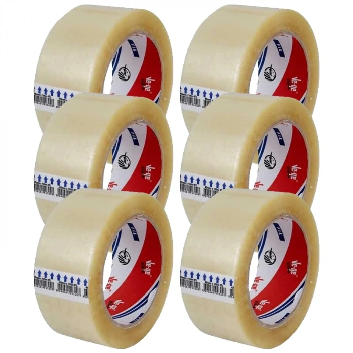 Şeffaf Koli Bandı, 45x100 mm, Dayanıklı ve Kullanışlı