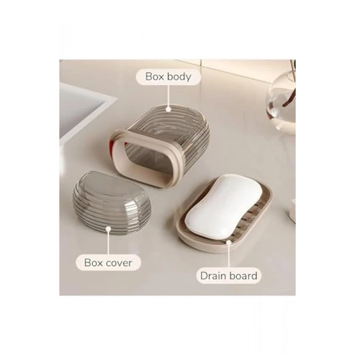 Şeffaf Kutu Şeklinde Hijyenik Sabunluk, Pratik Kullanım