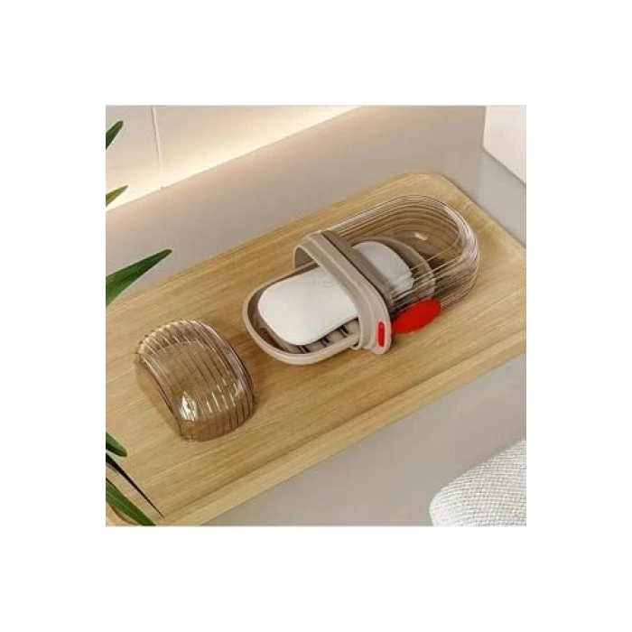 Şeffaf Kutu Şeklinde Hijyenik Sabunluk, Pratik Kullanım