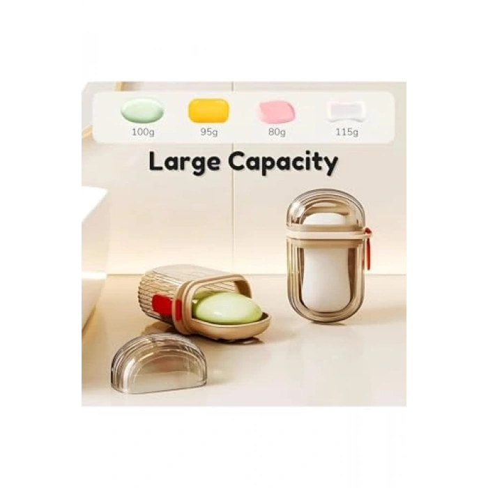 Şeffaf Kutu Şeklinde Hijyenik Sabunluk, Pratik Kullanım