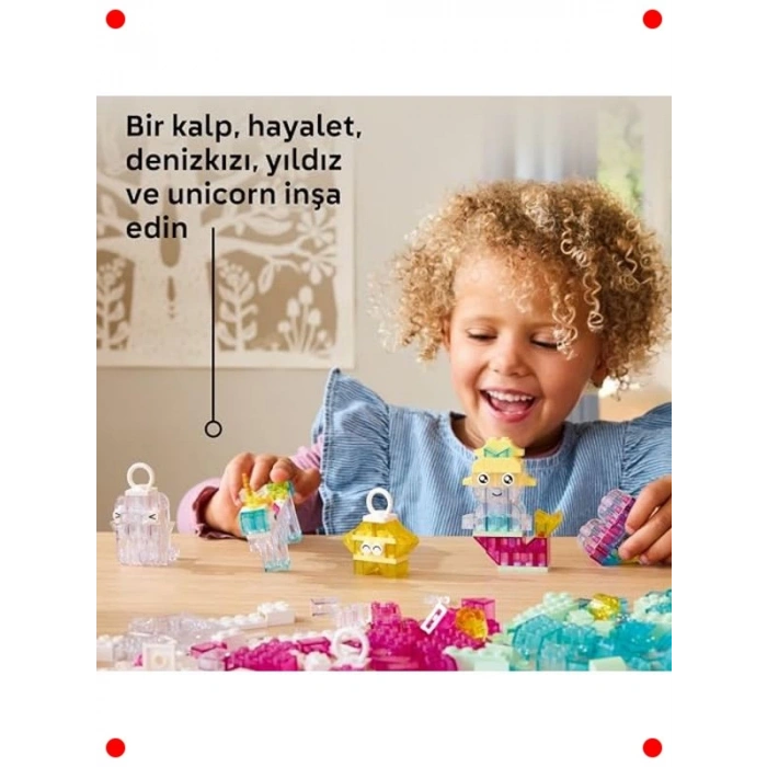 Şeffaf Kutulu Yaratıcı Yapım Seti - 340 Parça