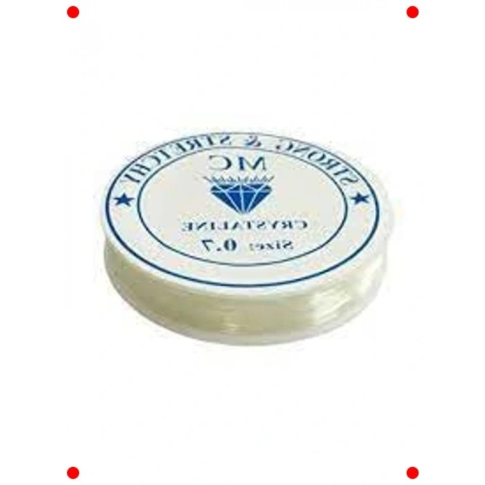 Şeffaf Likralı Misina - 0.7 mm