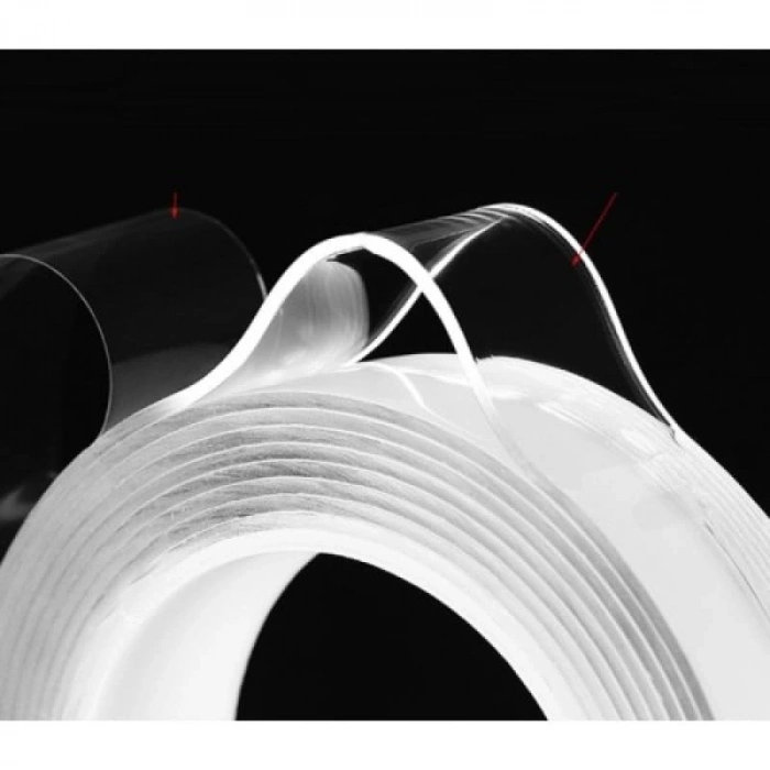 Şeffaf Nano Bant, 2MT 3cmX1mm Güçlü Yapışkan ile