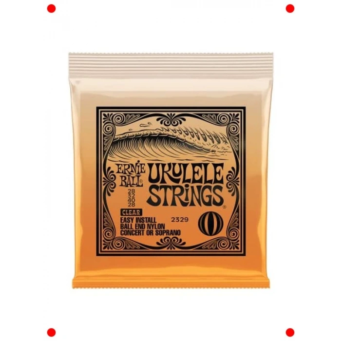 Şeffaf Naylon Ukulele Teli - Top Uçlu Set