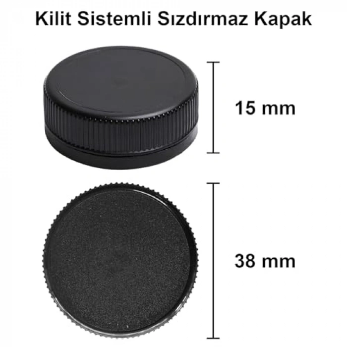 Şeffaf Plastik Smoothie Şişesi, 250 ml Kapasite ile Pratik Kullanım