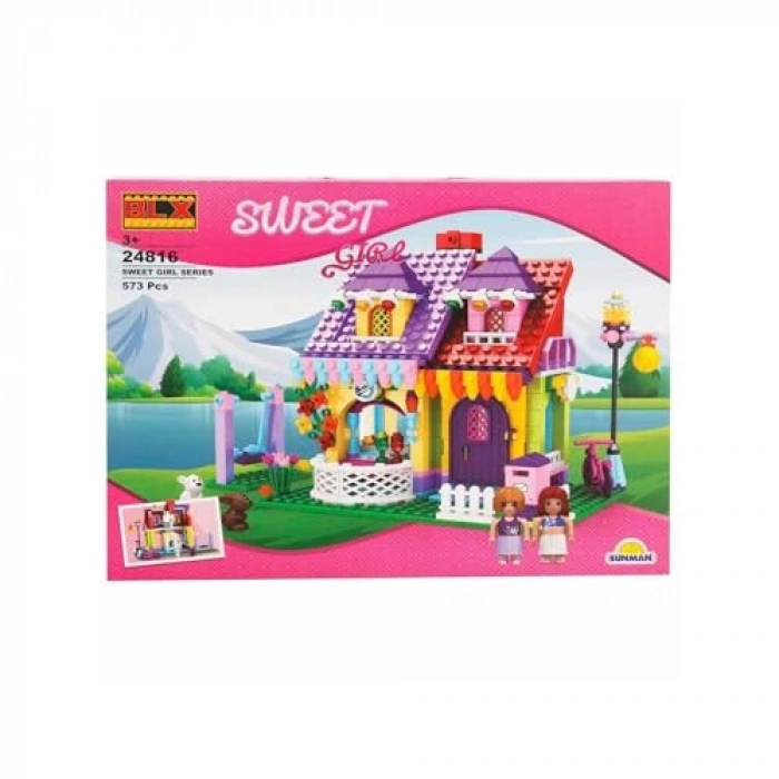 Şeker Ev Temalı 573 Parça Eğlenceli Oyun Seti