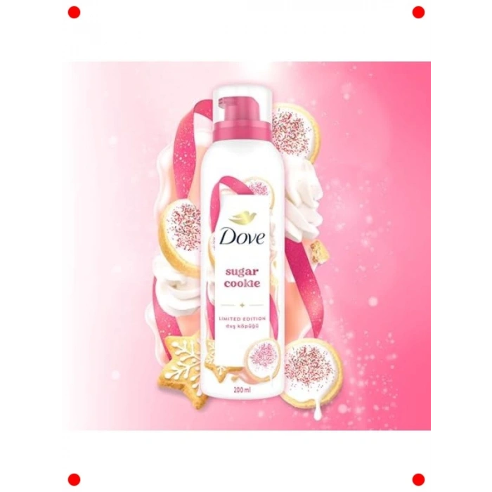 Şeker Kurabiyesi Kokulu Nemlendirici Duş Köpüğü 200 ml