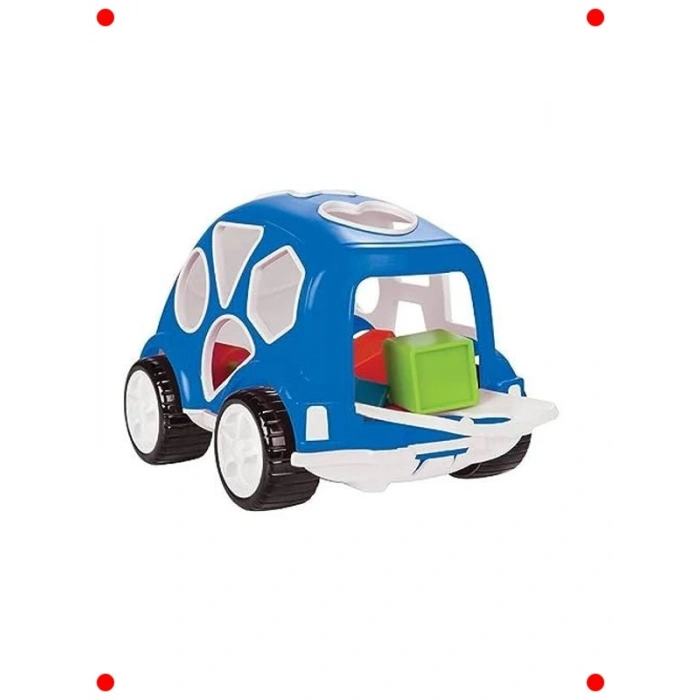 Şekil Eşleştirme Bultak Oyuncak Araba