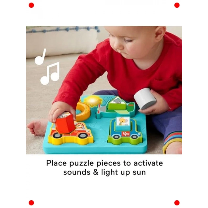 Şekiller ve Sesler Araç Bulmacası (9 Ay ve Üzeri)