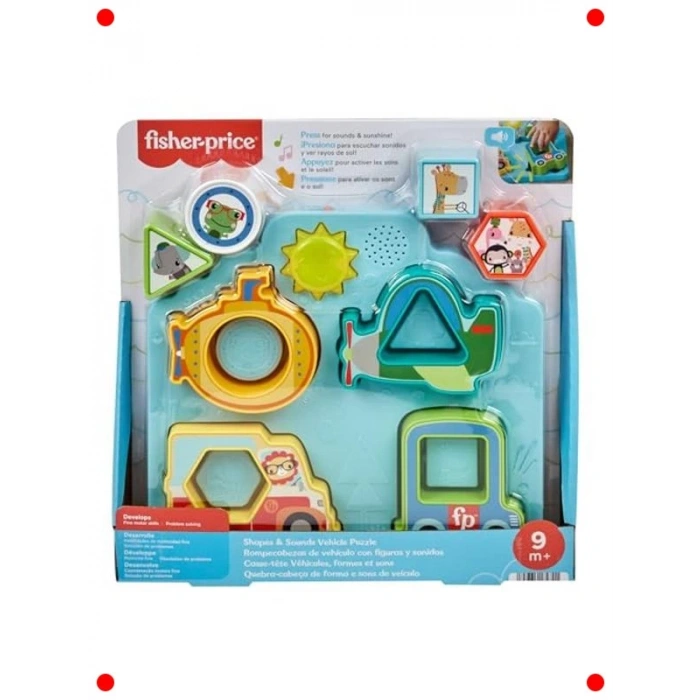 Şekiller ve Sesler Araç Bulmacası (9 Ay ve Üzeri)