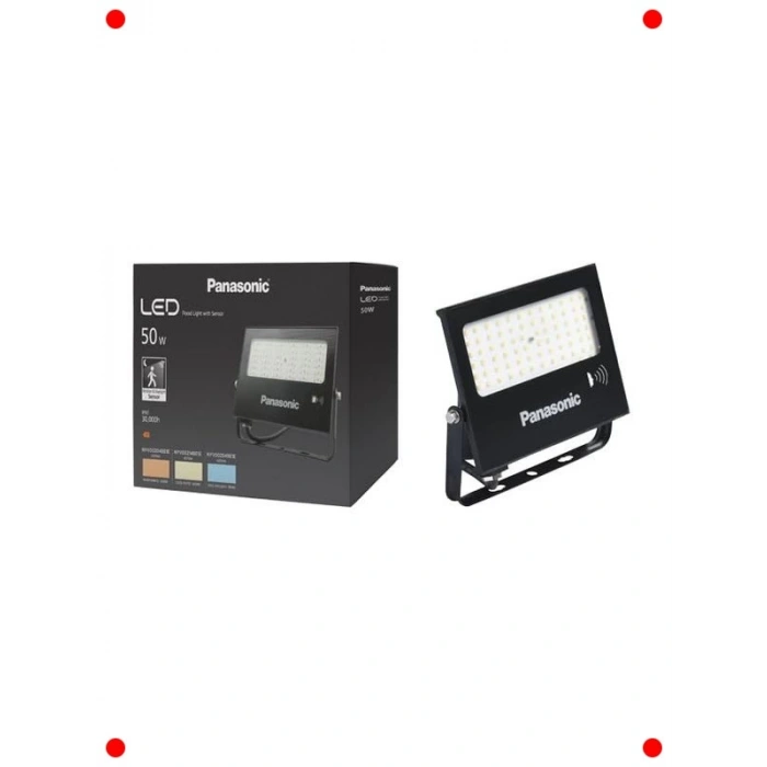 Sensörlü 50W LED Projektör 4000K Sarı Işık