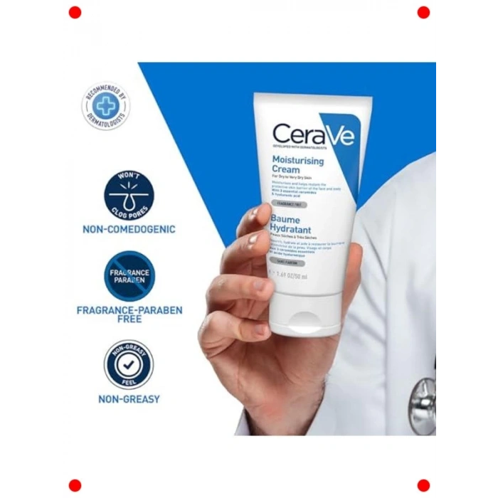 Seramid & Hyalüronik Asitli Nemlendirici Yüz & Vücut Kremi