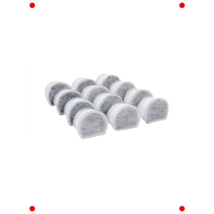 Seramik Su Pınarı Karbon Filtresi, 12 Adet