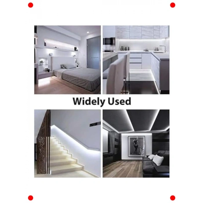 Şerit Led Aydınlatma Seti 5 Metre - Gün Işığı Adaptörlü