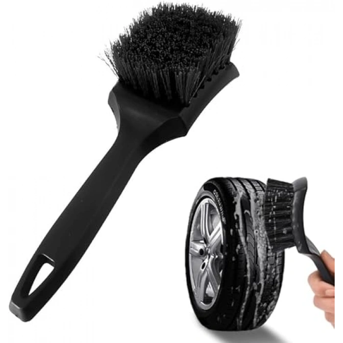 Sert Fırça ile Lastik Temizleme Seti, Araç için