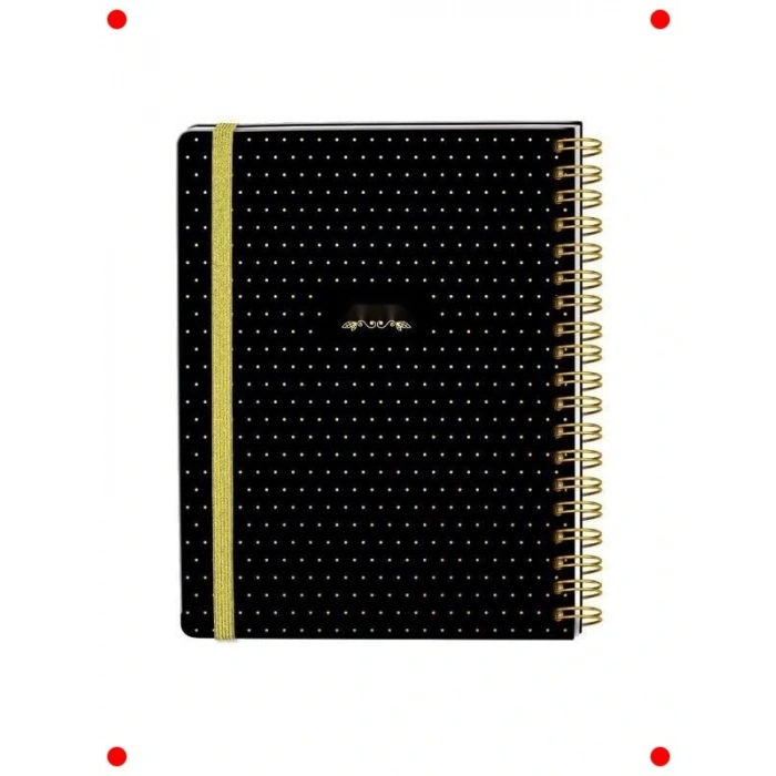 Sert Kapaklı Spiralli Defter, 17x24 cm, Çizgili