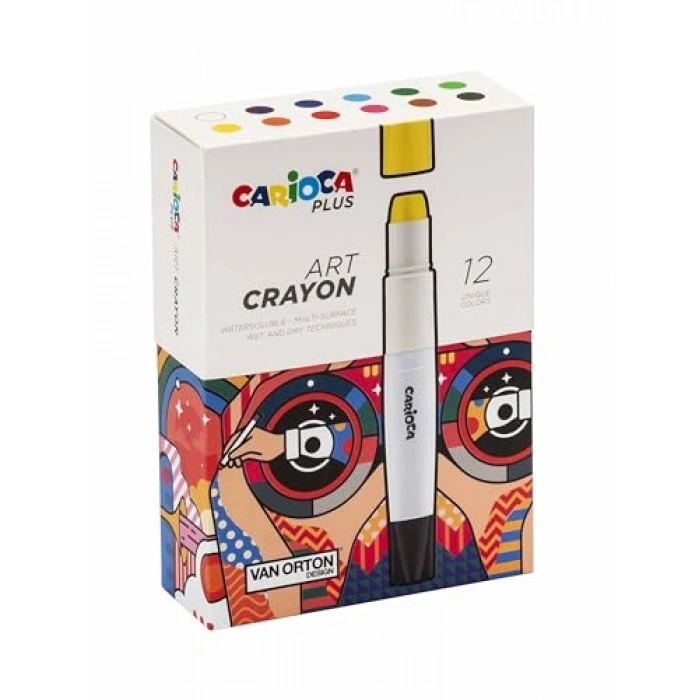 Sert Kutuda 12li Sanat Pasteli, Renkli ve Kaliteli