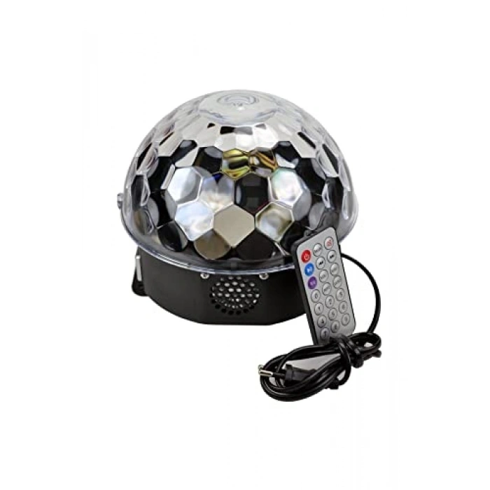 Sese Duyarlı LED Lazer Disko Topu, Bluetooth Kontrollü Parti Işığı