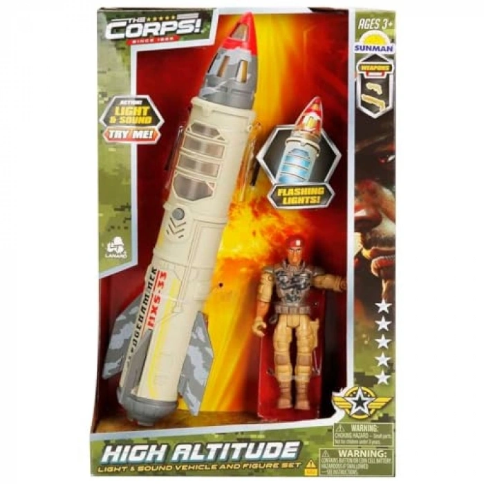 Sesli ve Işıklı Askeri Oyun Seti ile Macera Dolu Anlar