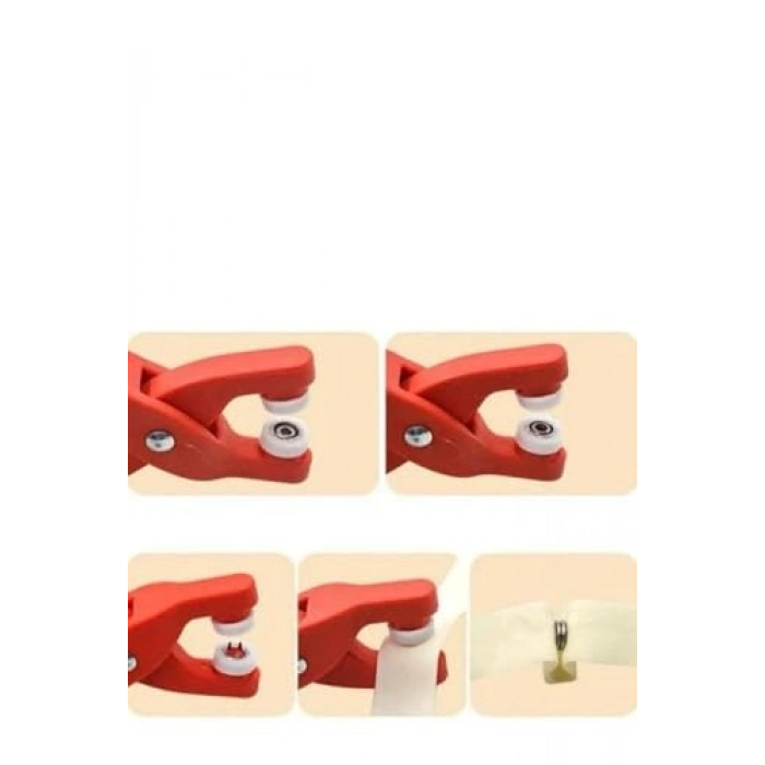 Set Halinde 9.5 mm Plastik Çıt Çıt Montaj Aleti