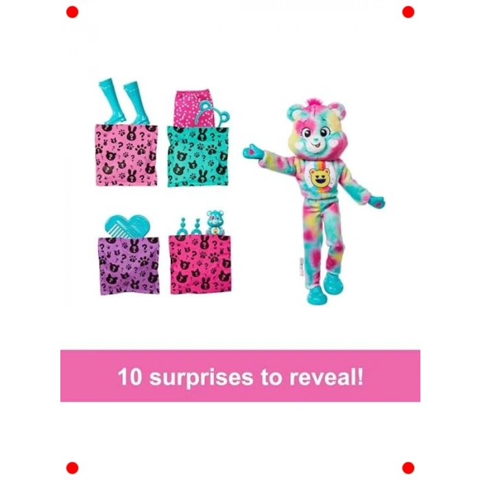 Sevimli Ayıcık Temalı Sürpriz Bebek Seti - 10 Aksesuar