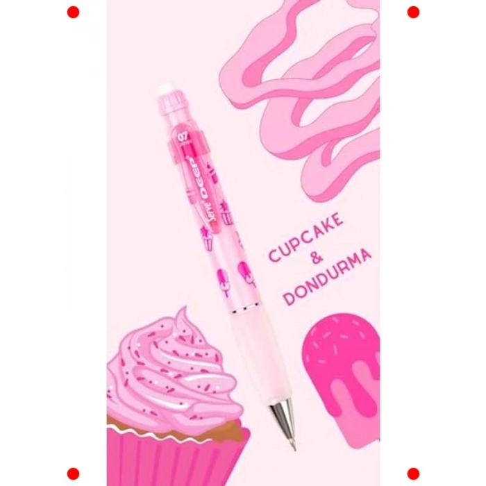 Sevimli Desenli Mekanik Kurşun Kalem (0.7 mm)