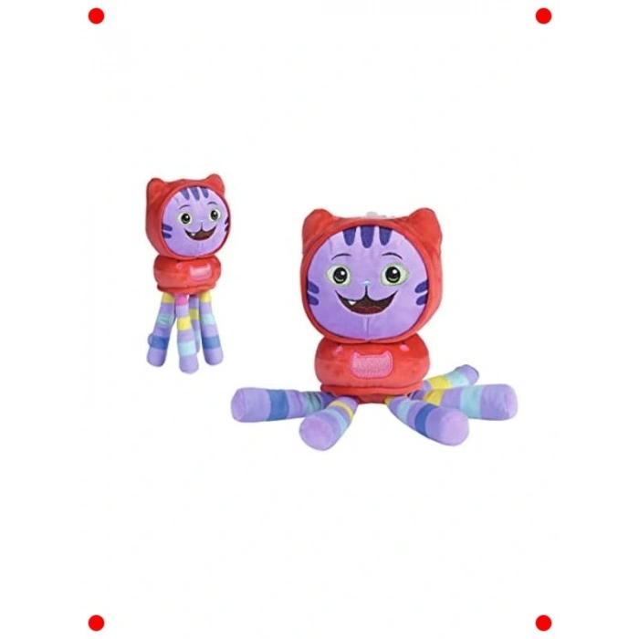 Sevimli DJ Kedi Peluş Figür Özel Tasarım 25 cm