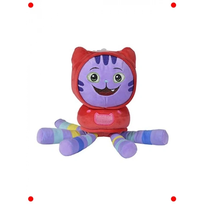 Sevimli DJ Kedi Peluş Figür Özel Tasarım 25 cm