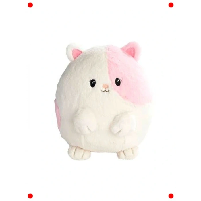Sevimli Hamster Kedi Peluş Oyuncak Figürü, 25 Cm